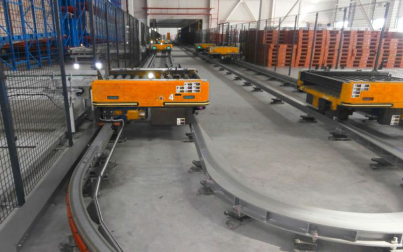百分百品牌自動引導(dǎo)RGV軌道車